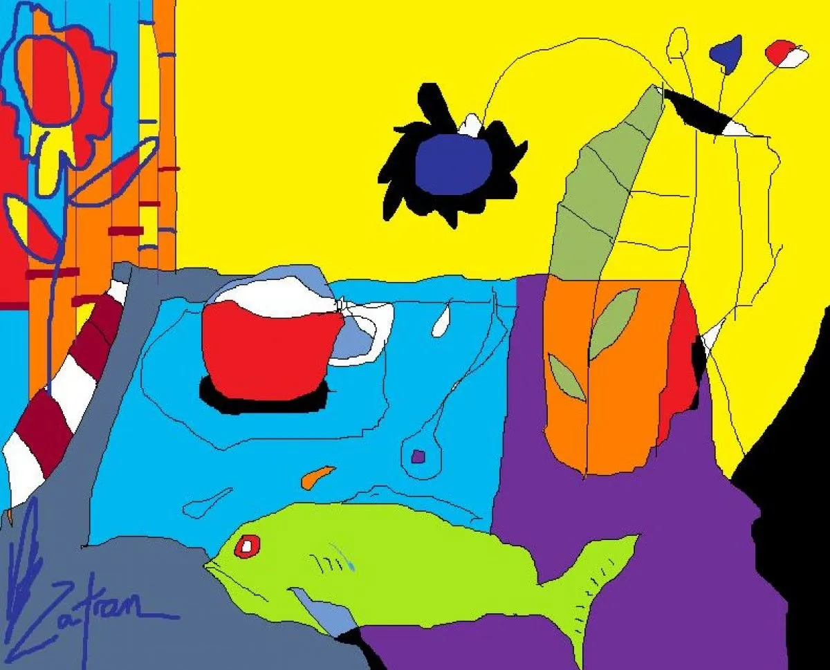 yellowblue, œuvre de Abilio Freire