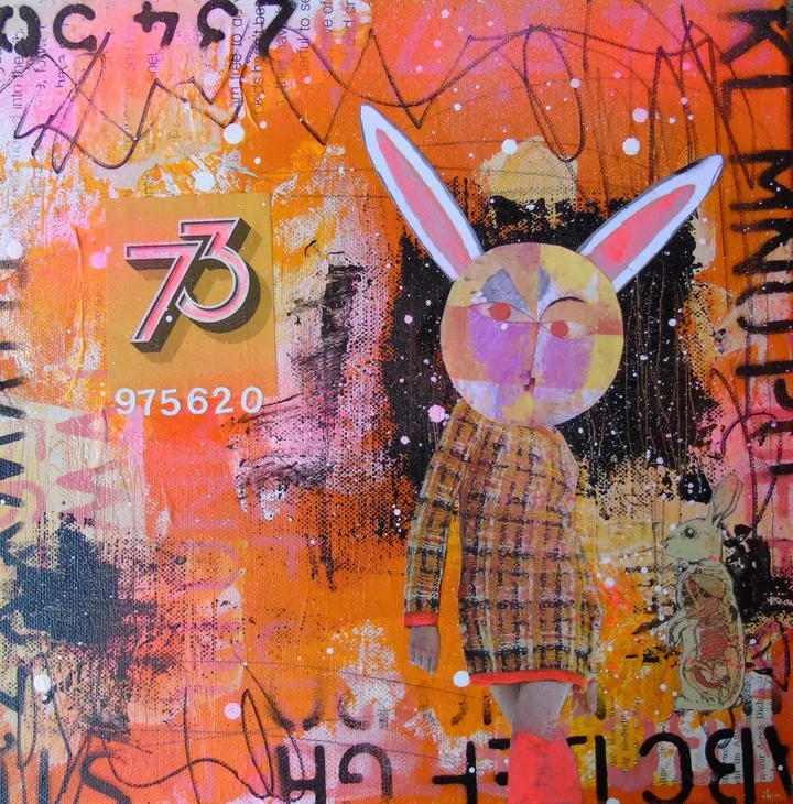 Plaid Stories, artwork by Lorette C Luzajic
