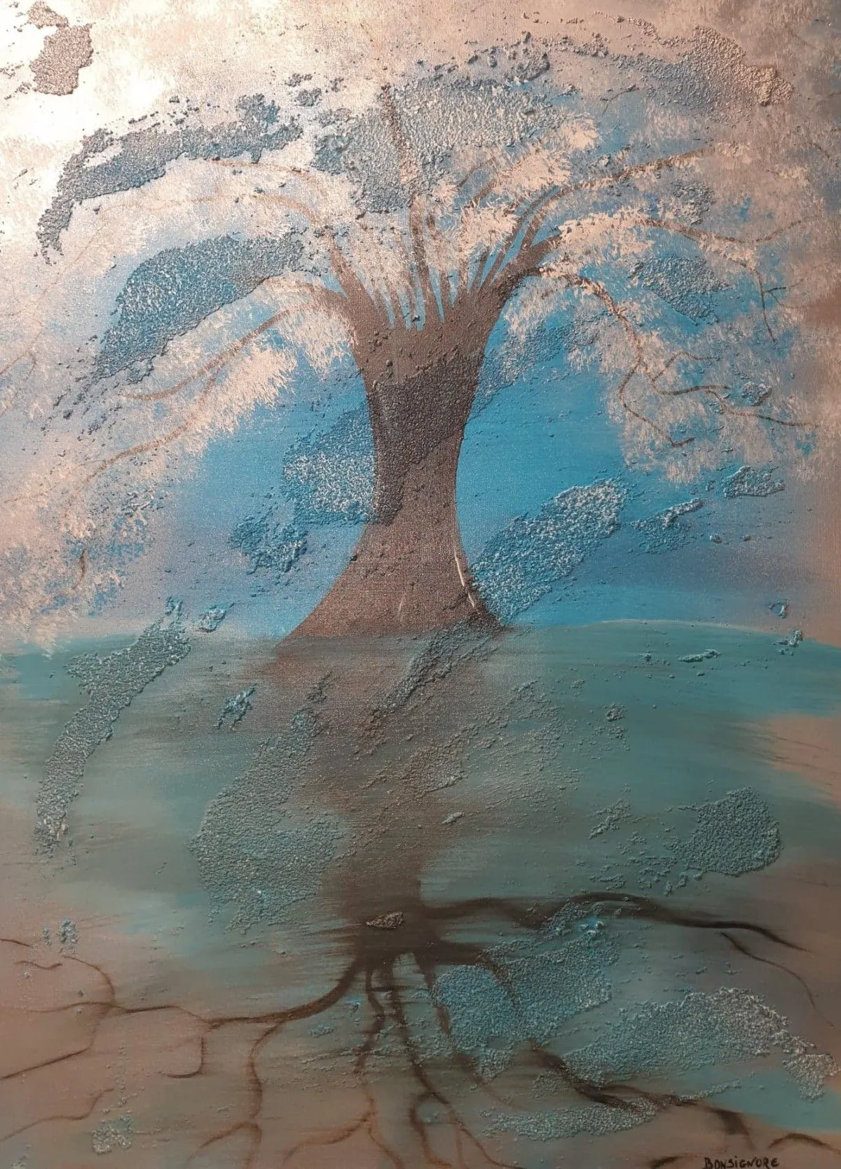 Blue Life, artwork by Stéphanie Bonsignore
