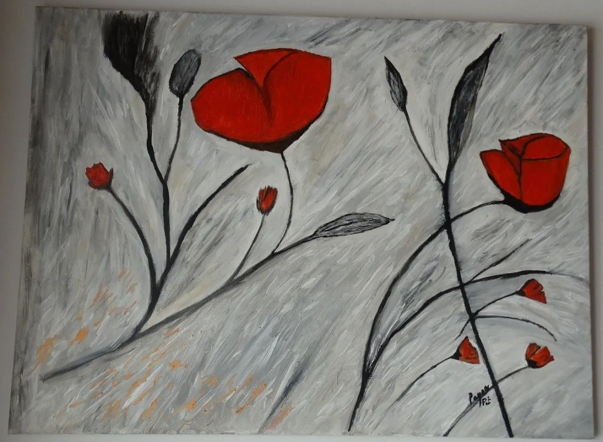 Coquelicots, artwork by Patricia Payen