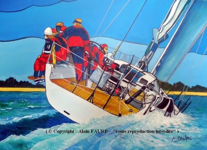 « AU PLUS PRES » DES ÎLES, artwork by Alain FAURE