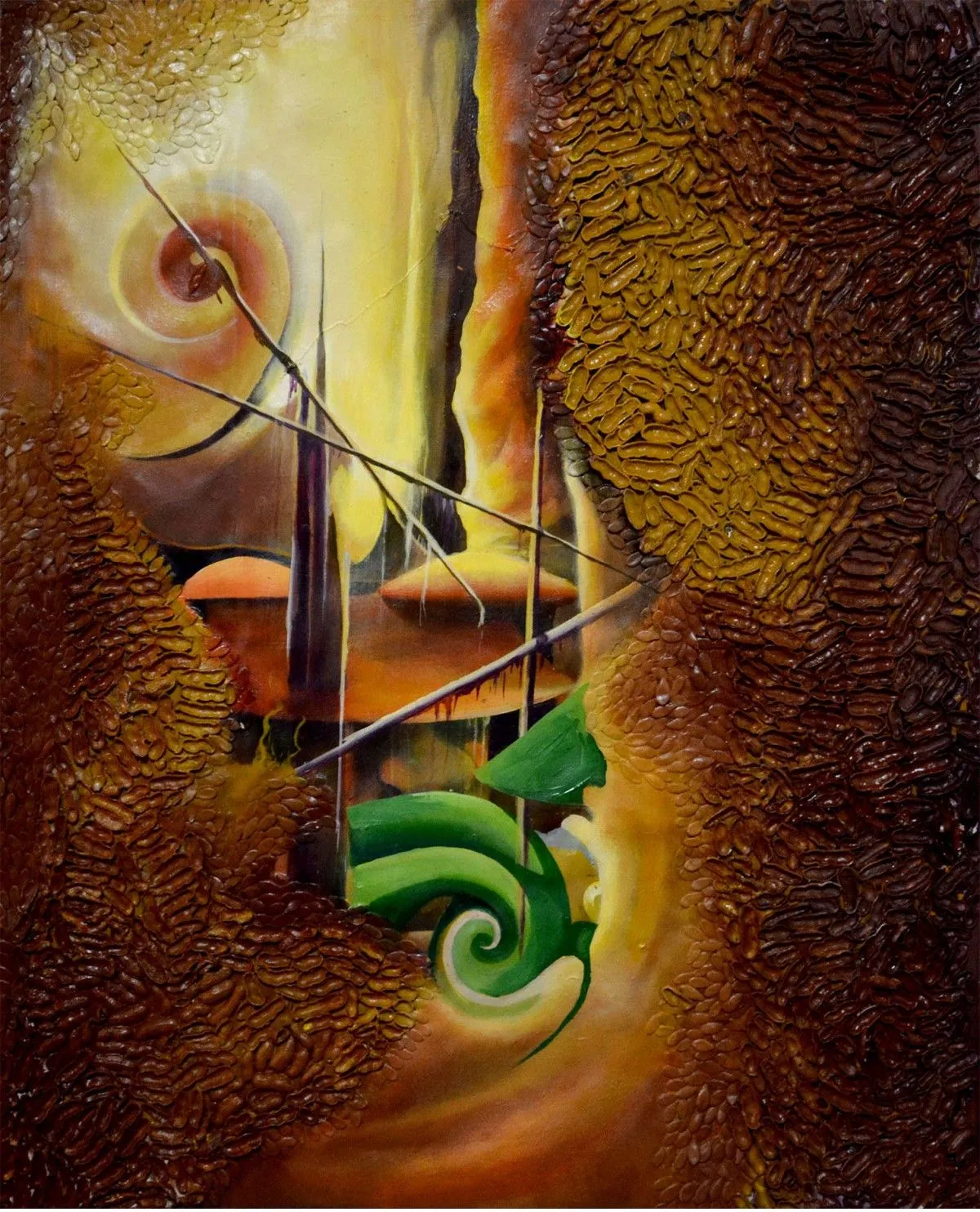 construction, artwork by Djomou Rodolphe