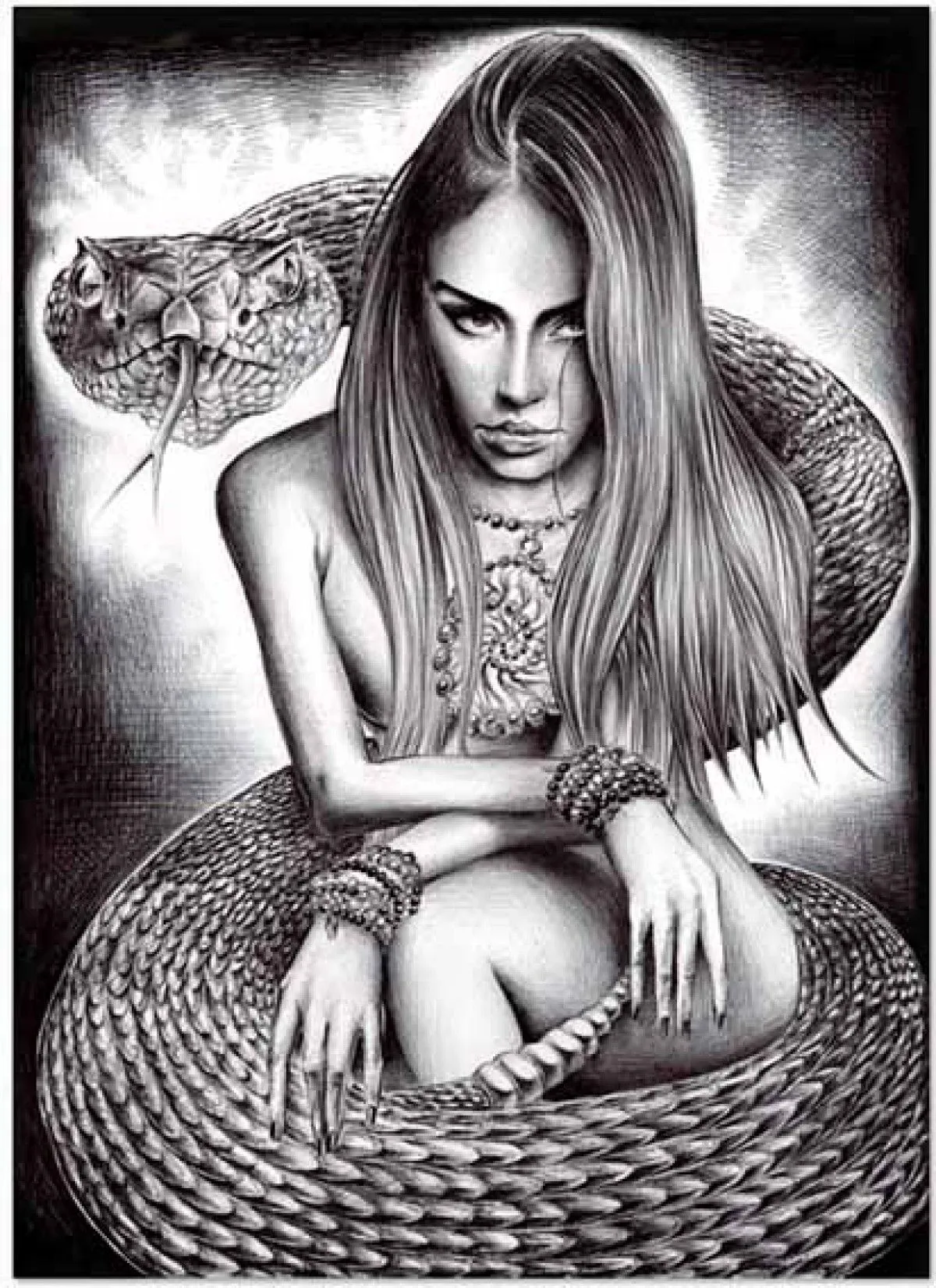 ancient serpent, artwork by julian naranjo