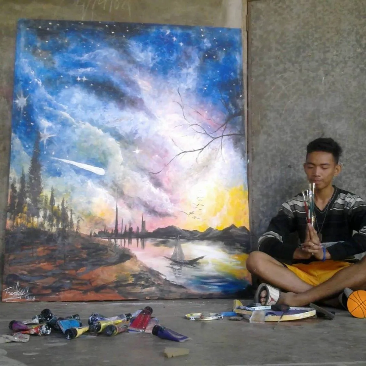 dreamin, œuvre de randolf guinawatan