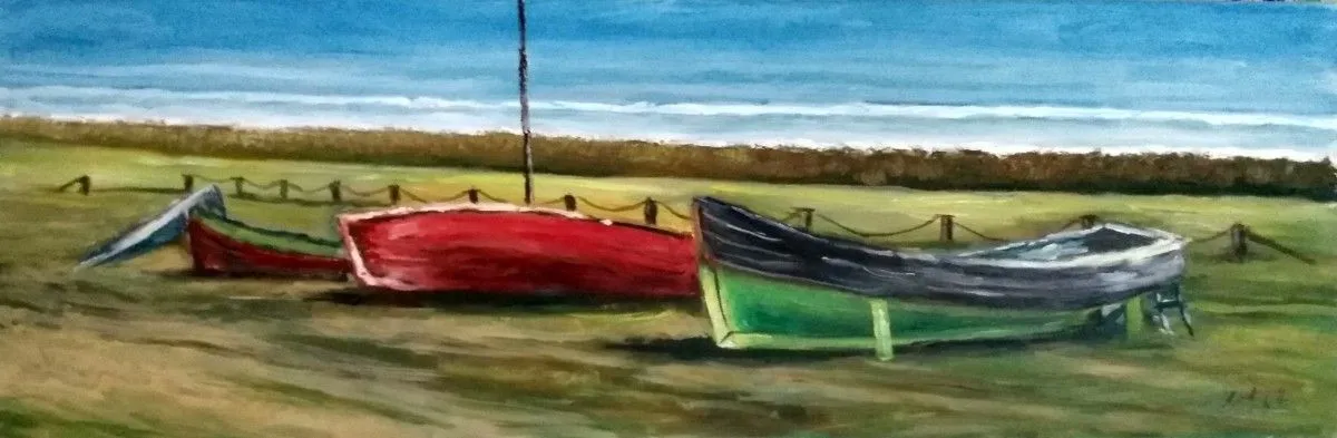 Quand les bateaiux, artwork by Normand Philippe