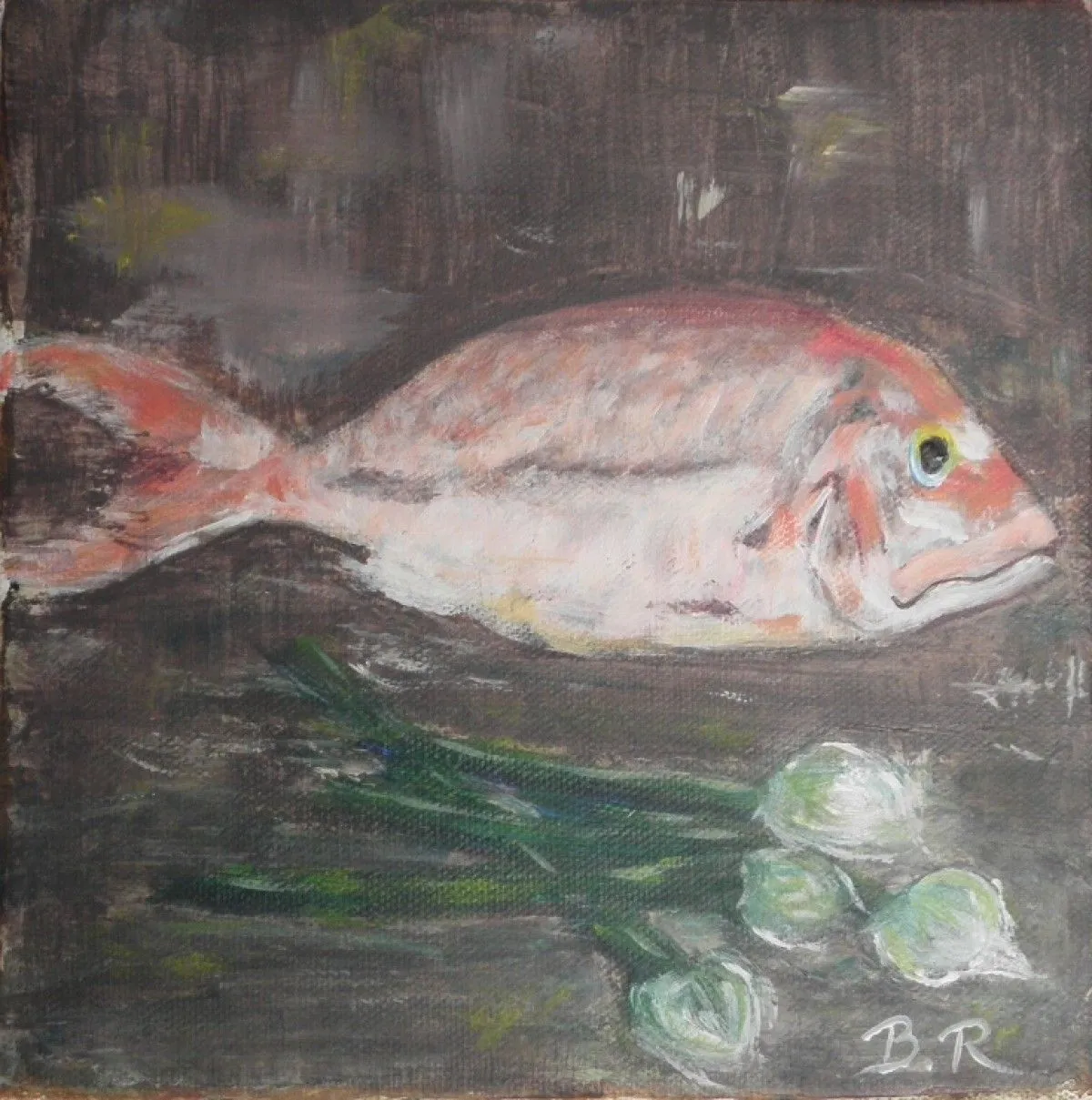 Aux p'tits oignons, œuvre de Bernadette Riaux
