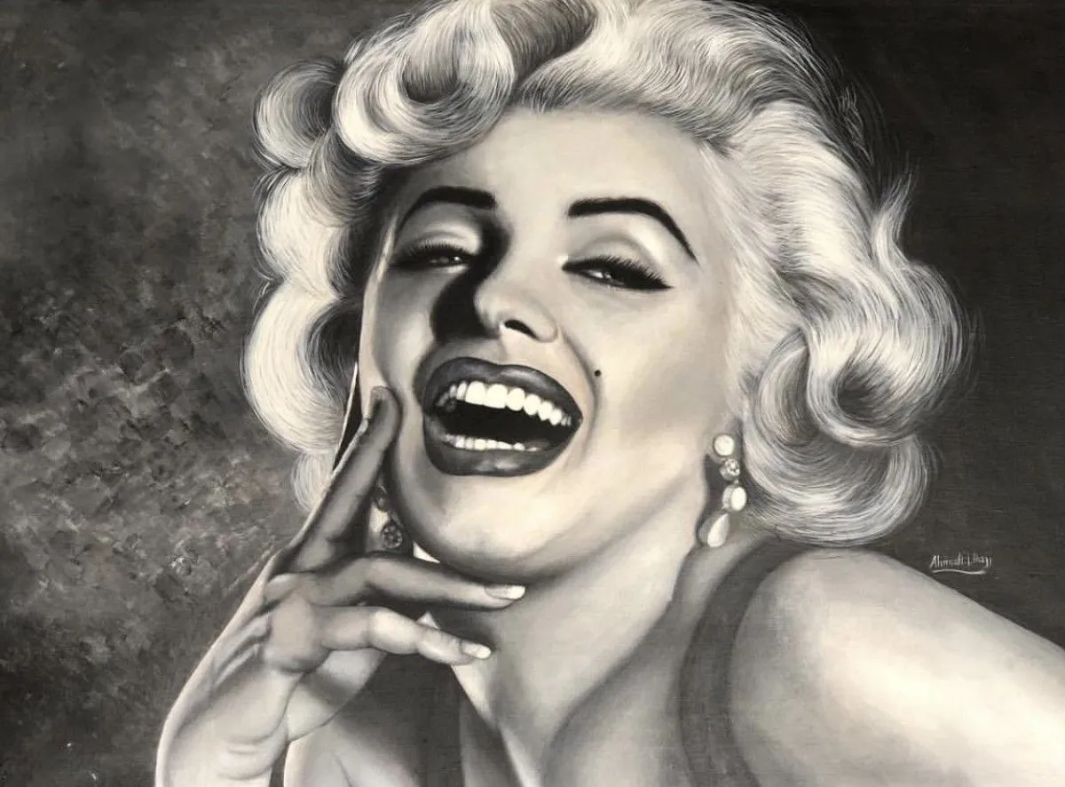 Marylin Monroe, œuvre de Ahmad El Hajj