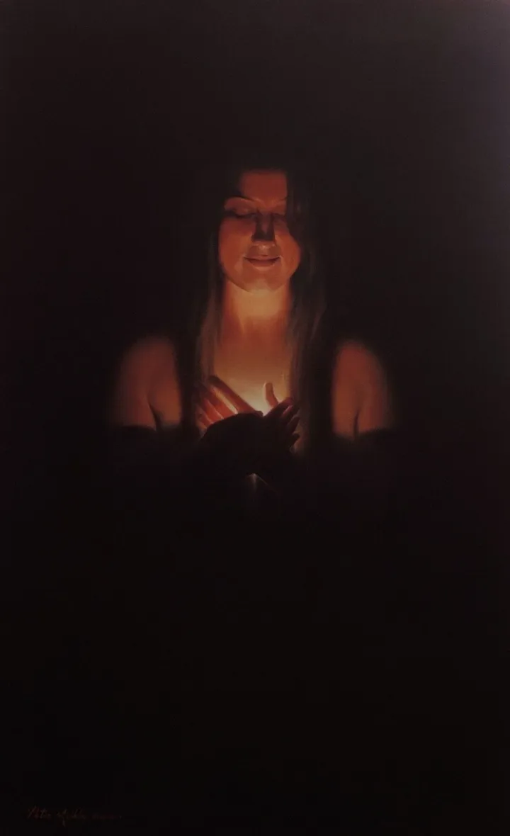 'Human' (Kelly and the Fire), œuvre de Peter Meikle