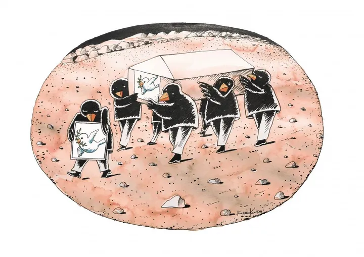 Peace is dead, œuvre de Firuz Kutal