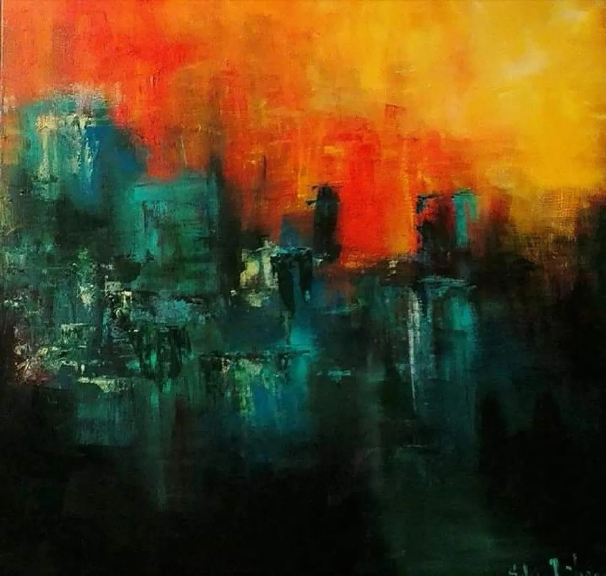 without title, artwork by Sylvia Reijbroek www.galeriekunstvolleven.be