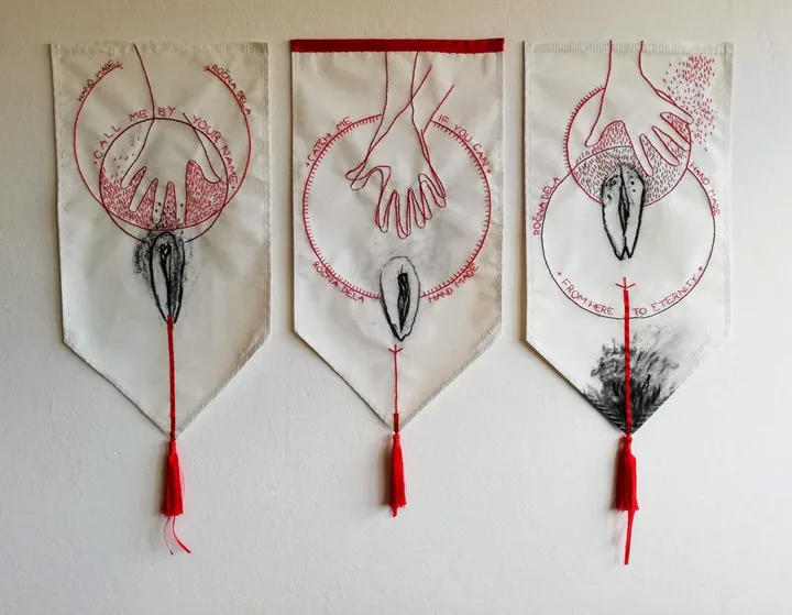 Hand made - From here to eternity, œuvre de Mojca Senegacnik