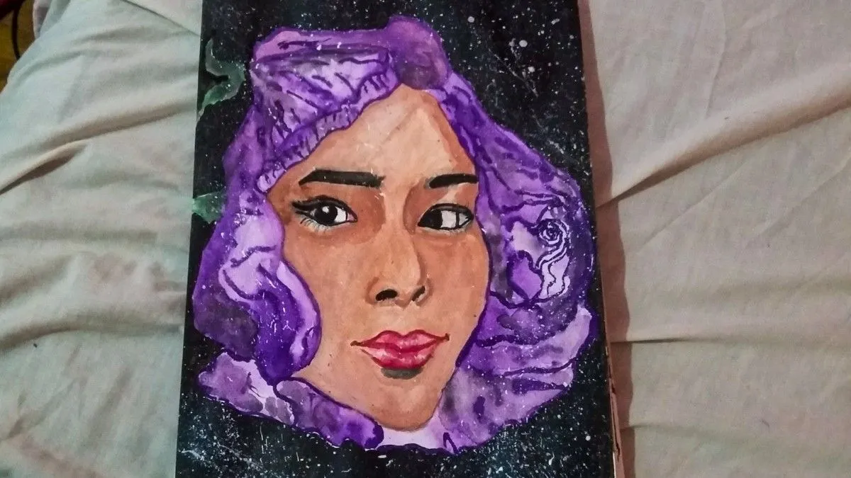 Washed-out soul, artwork by Kristine Arellano
