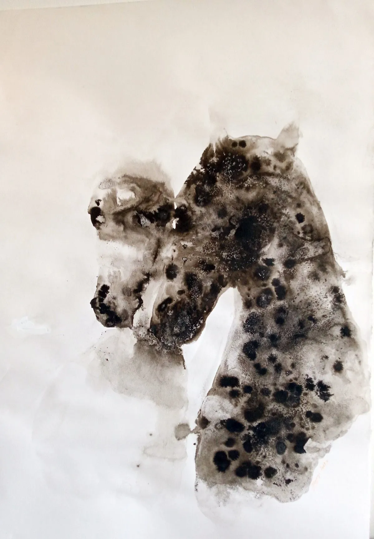 black and white couple version 3, œuvre de marija colic