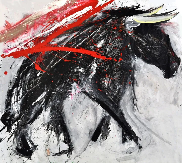 Morir Todavia  (detail), œuvre de Marco WEITEN - de Waha