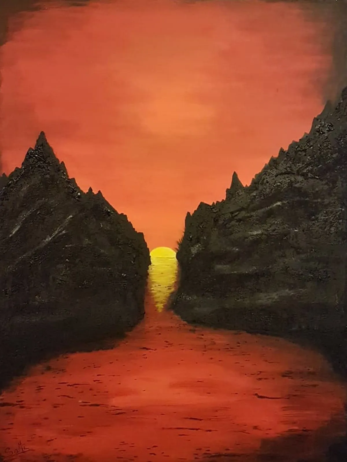 Le Passage..., artwork by Saouti Mina