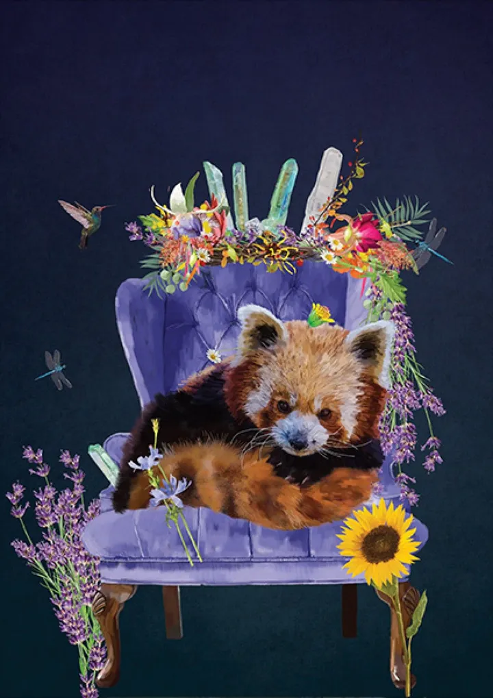 Regal Red Panda, œuvre de Karin Roberts