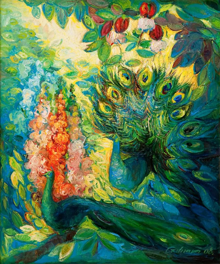 The Ultramarine symphony., œuvre de Gulnara Skutele
