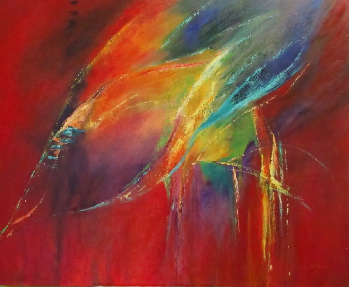 Where The Flying Fishes Play #3927, œuvre de Liz McQueen