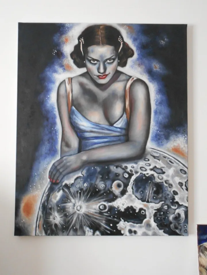 My Moon / Mi Luna, artwork by Nikita Victoriya