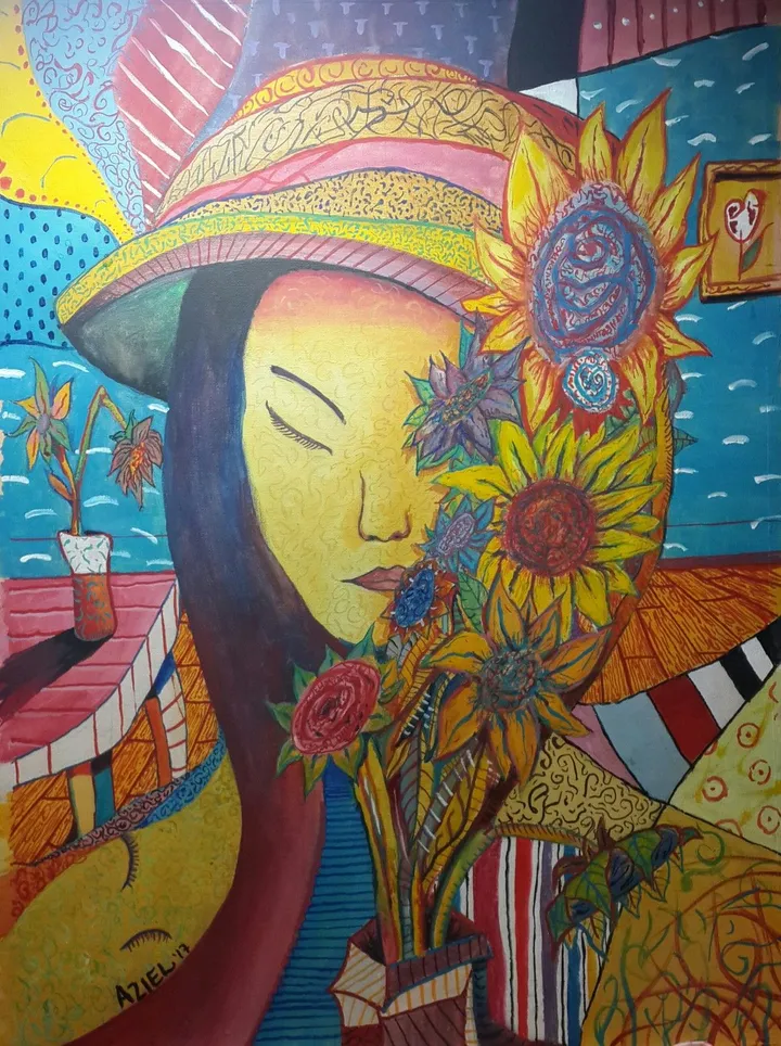 La Florista, œuvre de Aziel Barrientos