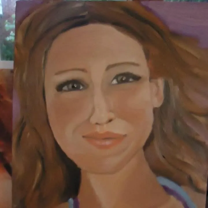 Mi hija, artwork by Ligia Moya