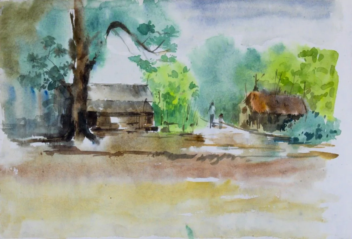 Beauty of Bengal, artwork by Shrabanti Chowdhury