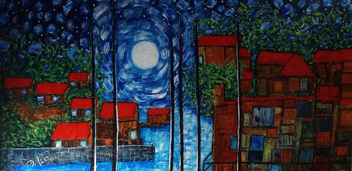 Bras de mer, artwork by Jean-pierre Delisle