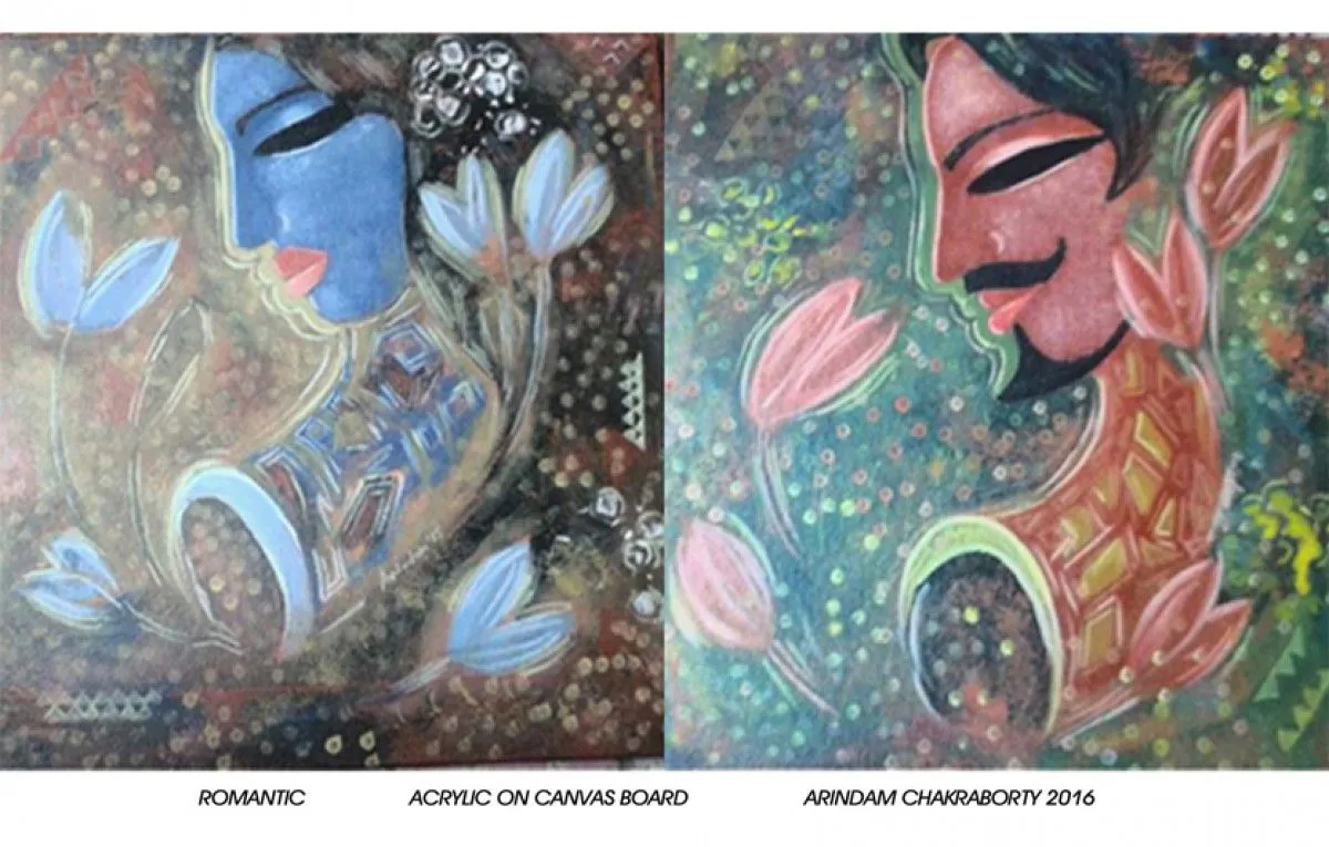 romantic life II, artwork by arindam chakraborty