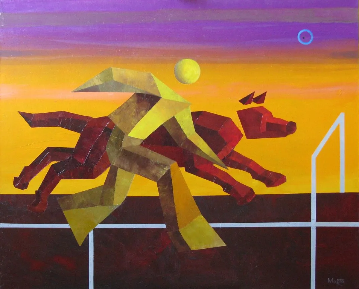 Run, artwork by Marta Shmatava