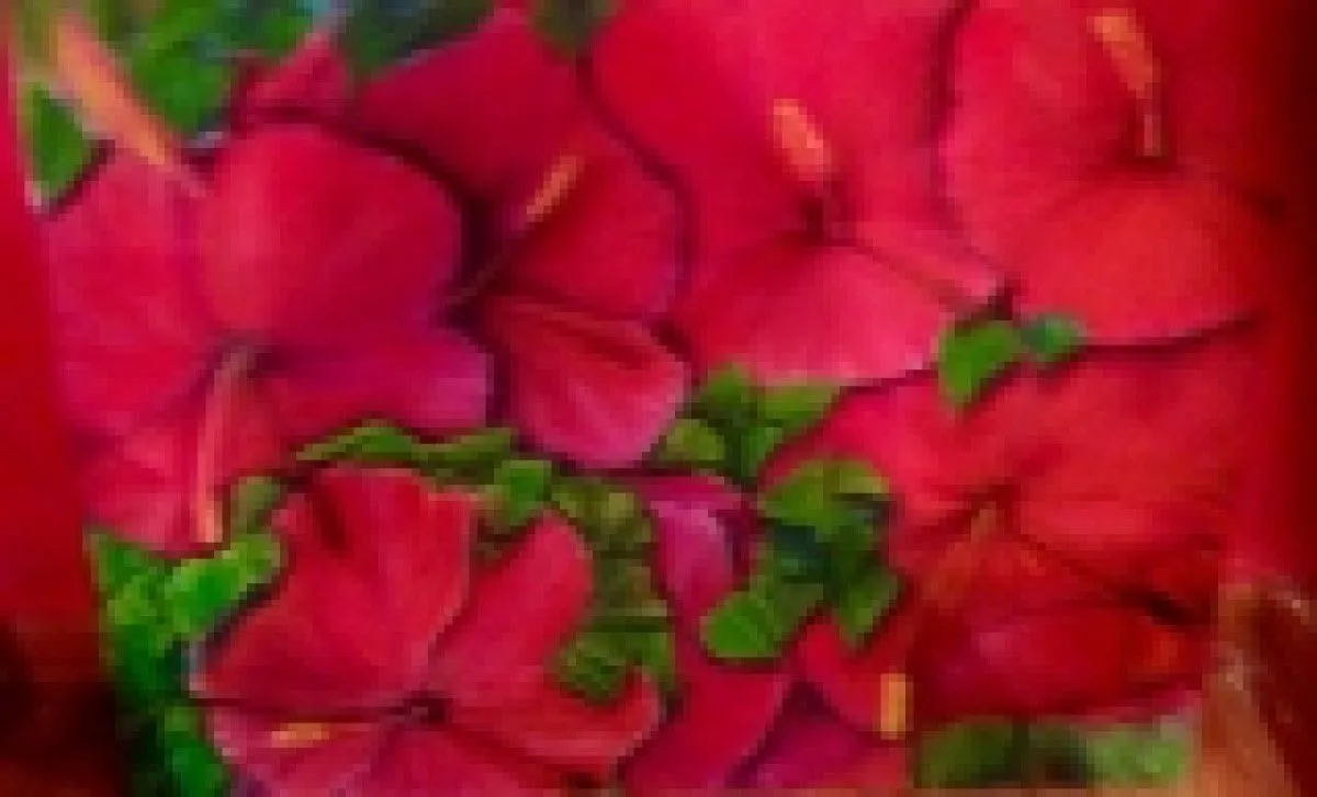 Bahama Hibiscus, artwork by Alex Miller