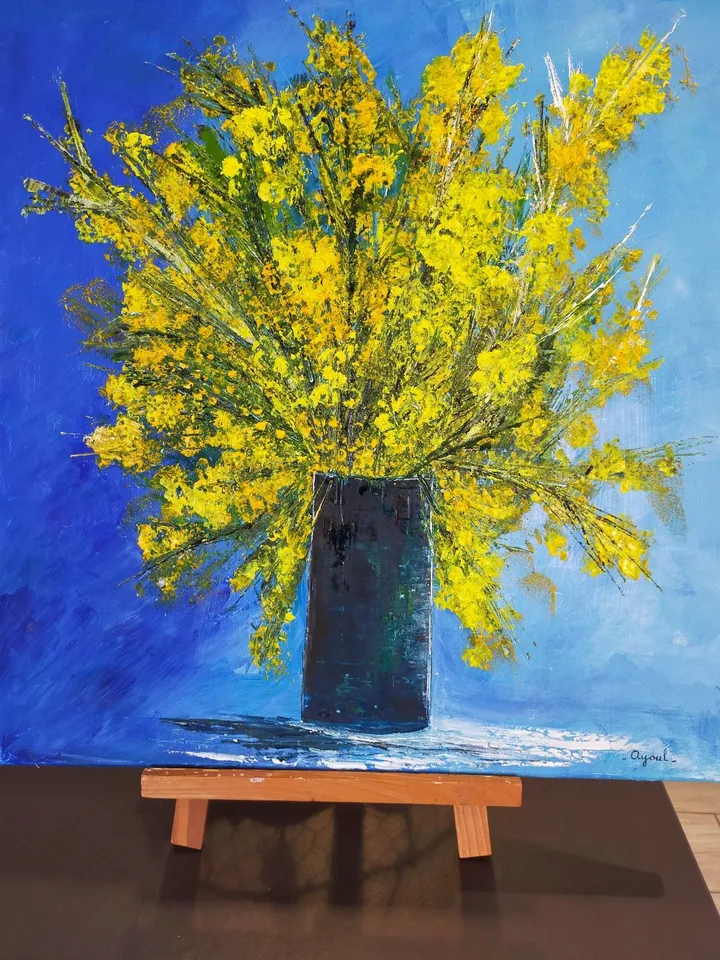 Les ajoncs, artwork by annick Ayoul
