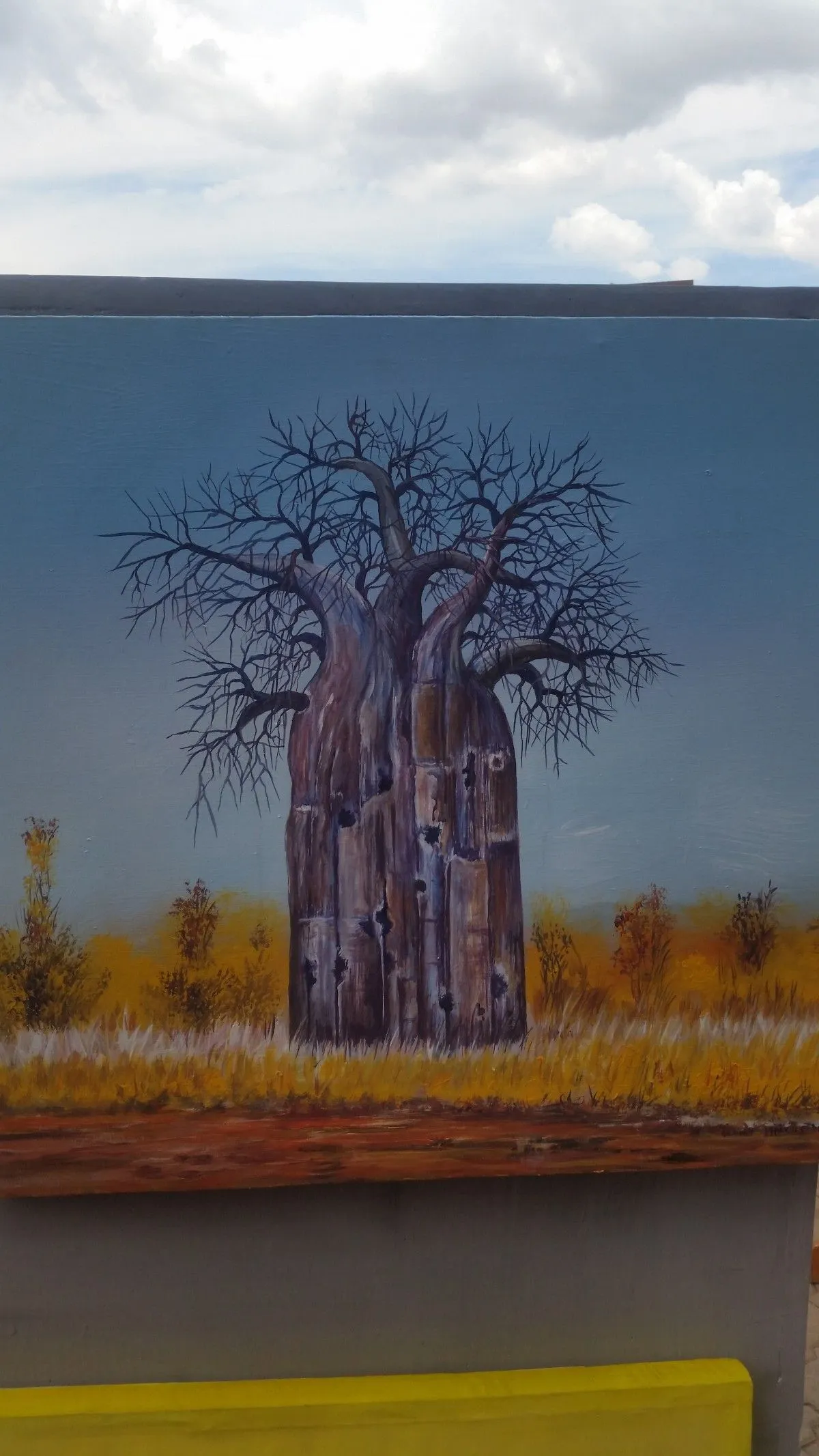 The baobab, artwork by Gilbert Mpakule