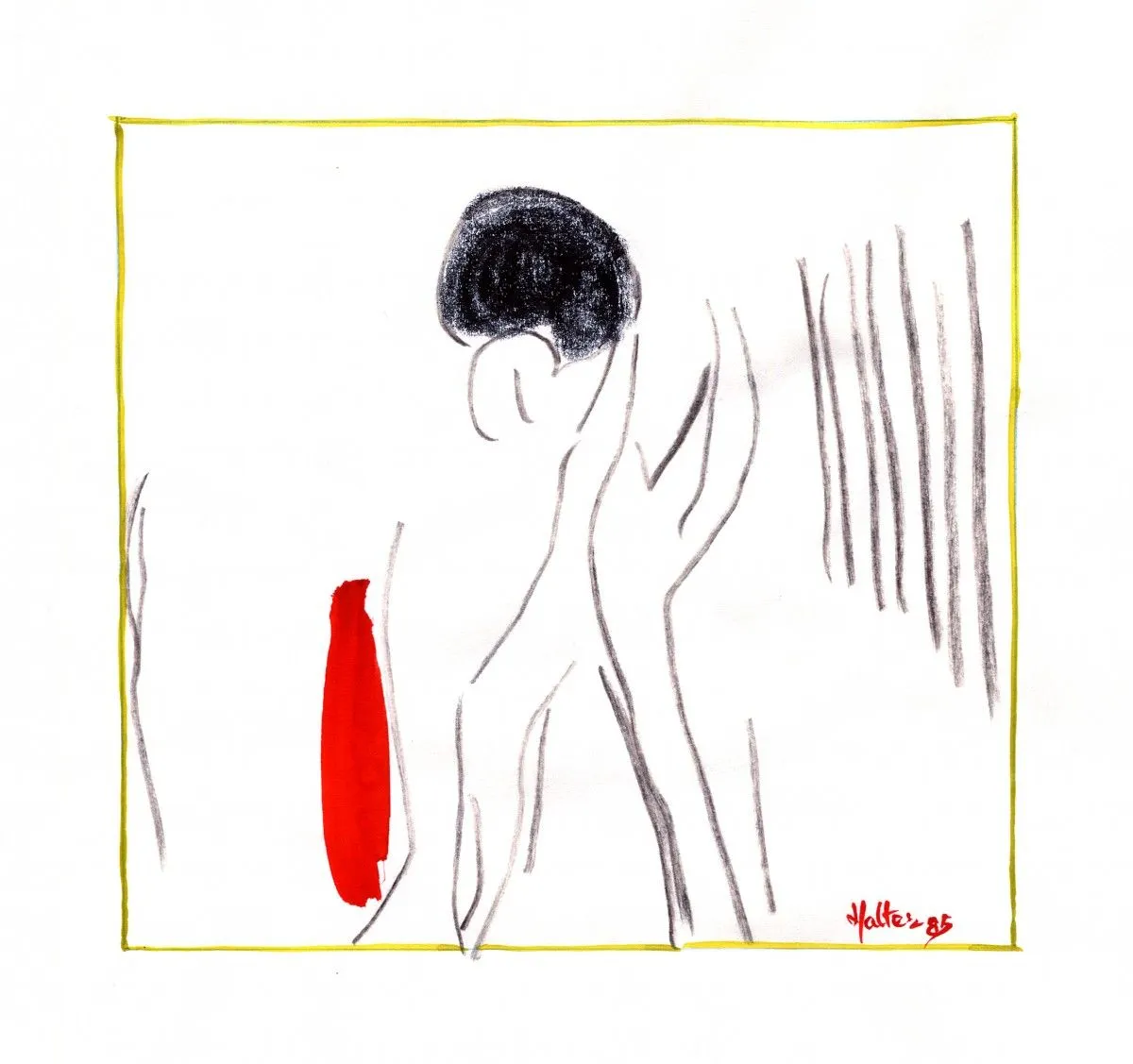Effigie 2, artwork by Alain HALTER
