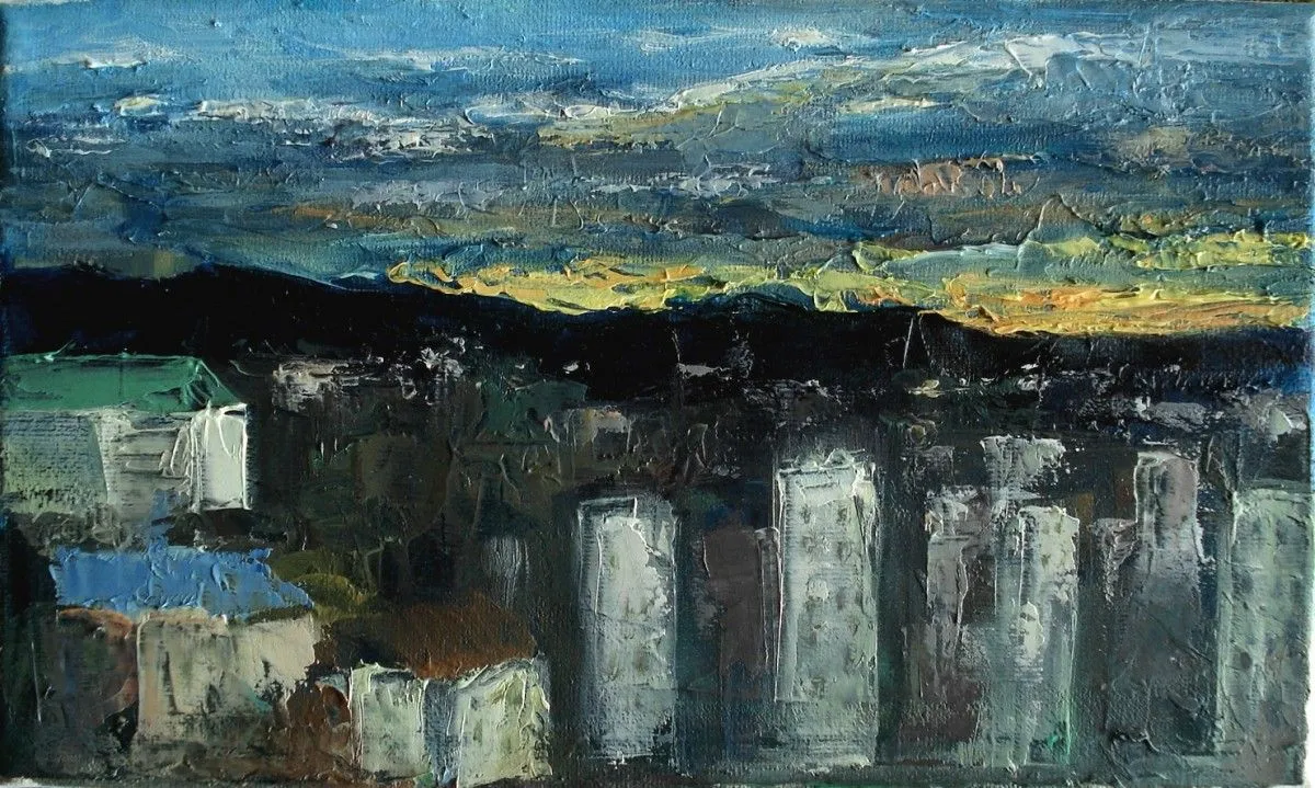 City Sunset, artwork by George Grim