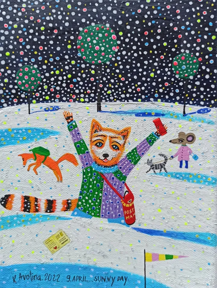 The Letter From Mr. Spring, artwork by Katrina Avotina