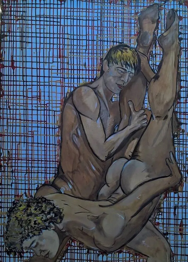Pas de deux, artwork by Eric James DUHAN