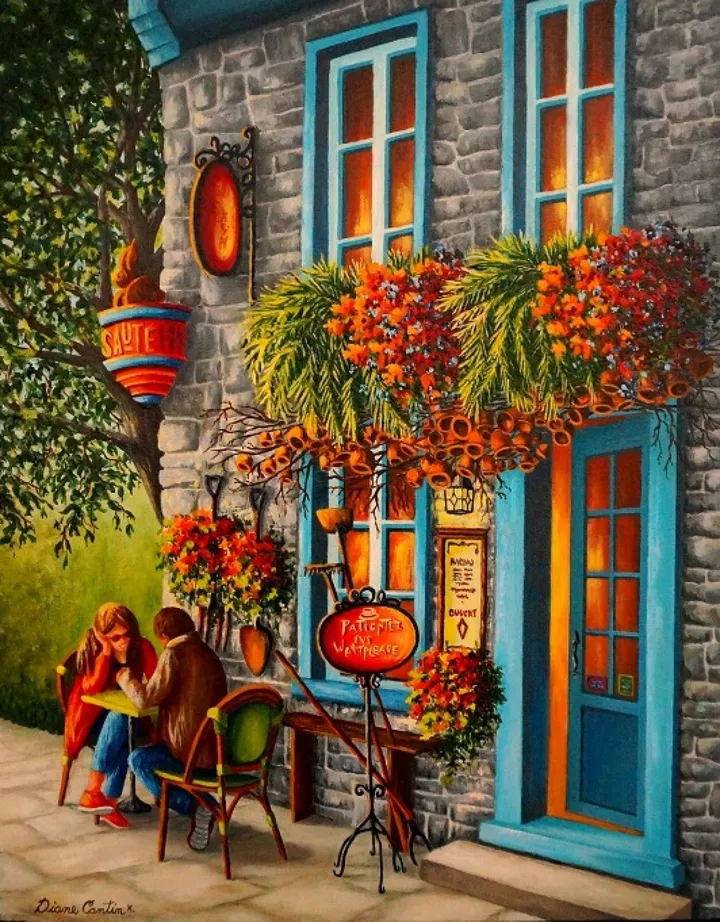Rendez-vous amoureux, artwork by Diane Cantin