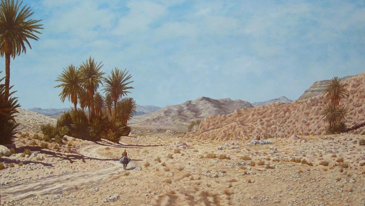 PAYSAGE DE L'ANTI-ATLAS, artwork by Gérard Boukhezer