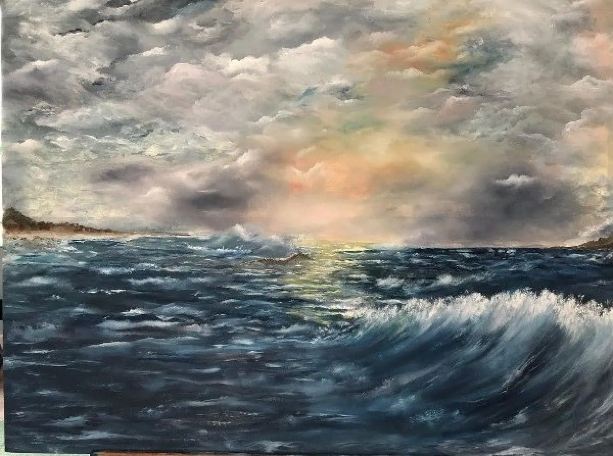 orage de nuage, artwork by Danielle Quevillon
