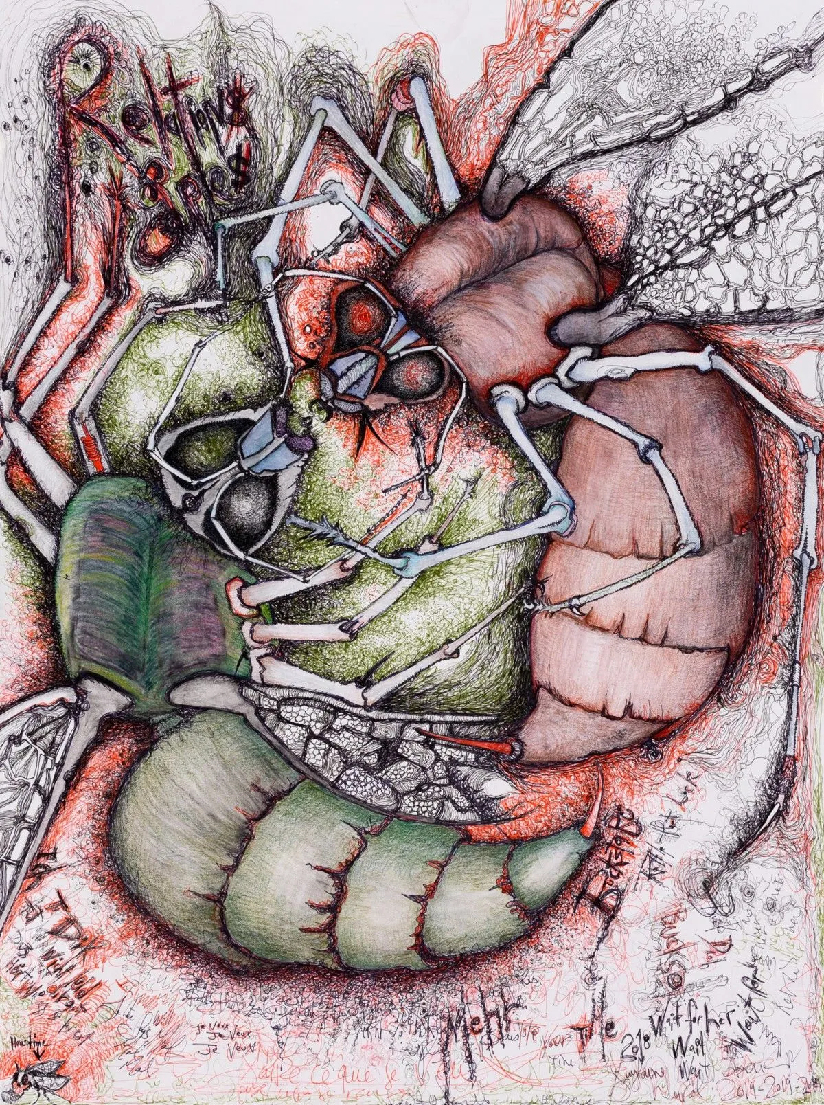 RELATIONS de COUPLES, artwork by Guylaine Duval