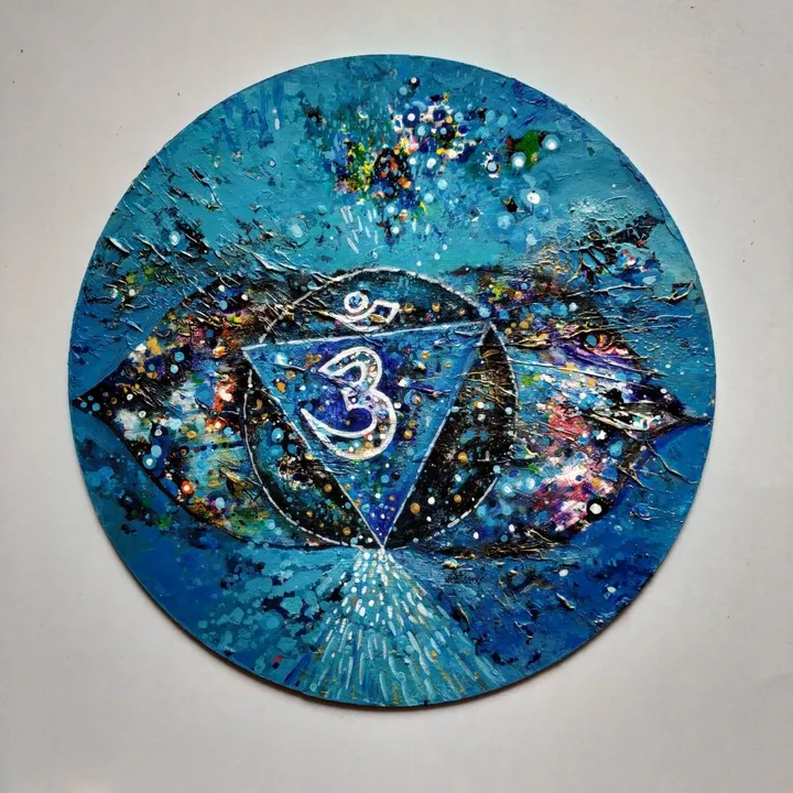 "I See" third eye chakra, artwork by Sanjay punekar