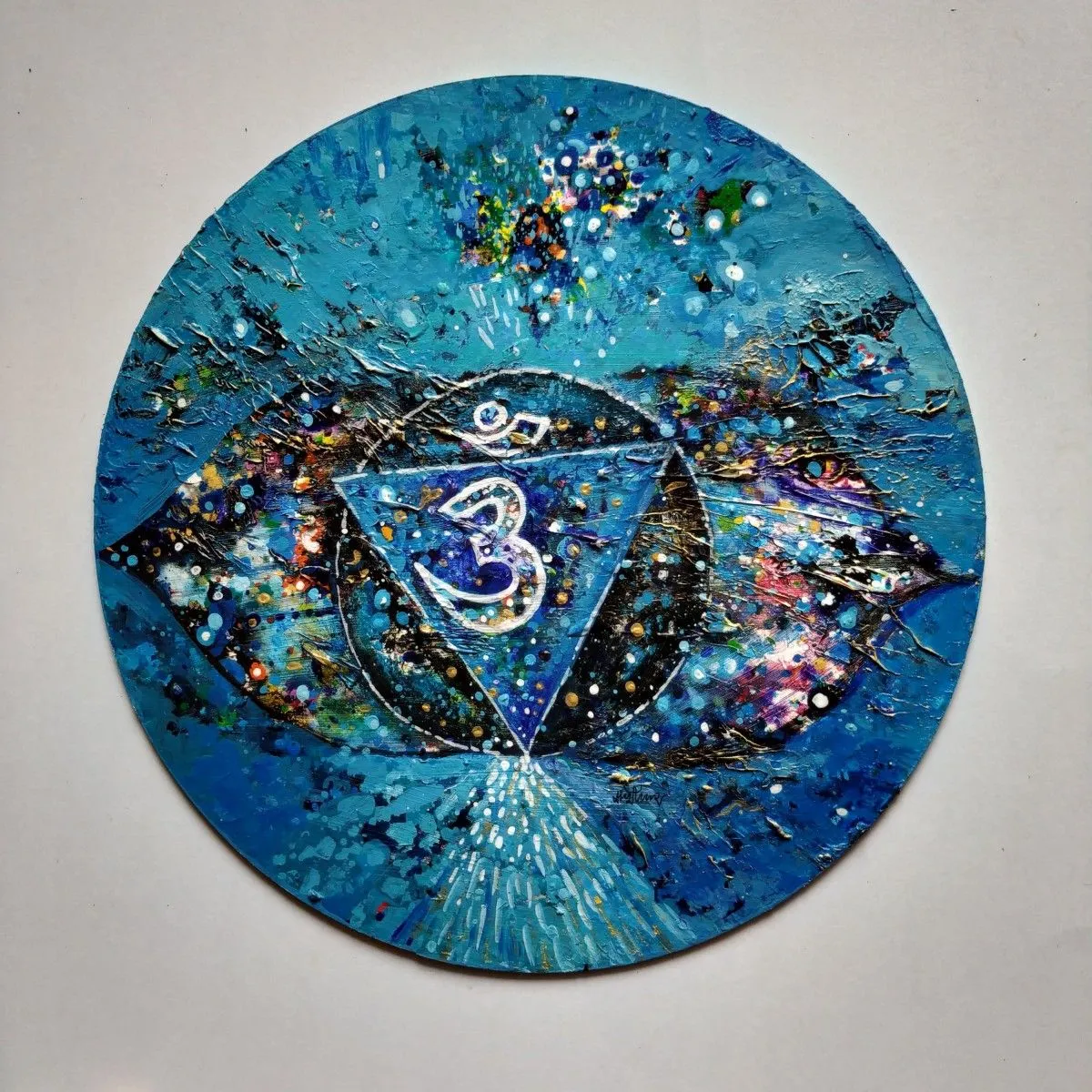 "I See" third eye chakra, artwork by Sanjay punekar