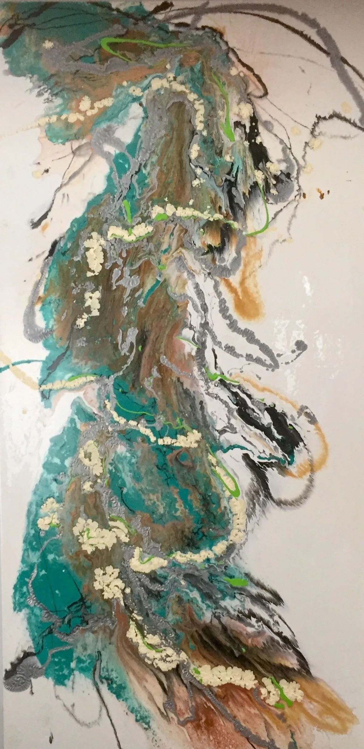 Dans la vague, œuvre de Maryse Menard