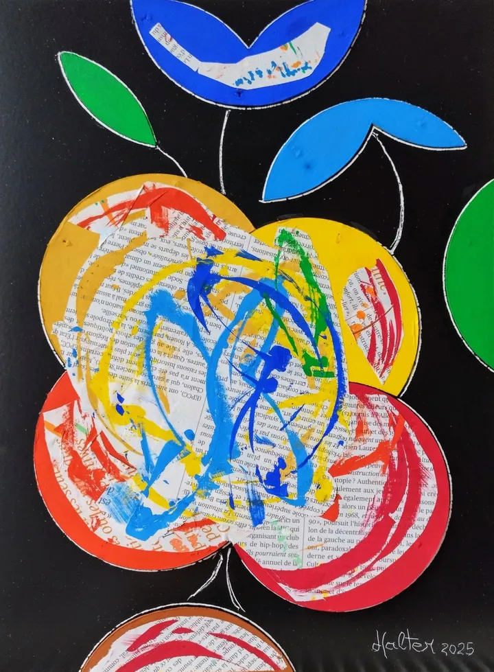 Langage des fleurs, artwork by Alain HALTER