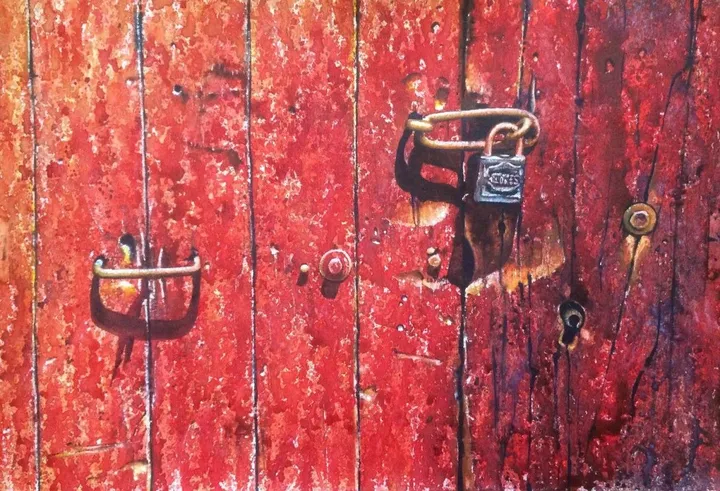 DETAIL RUSTIC DOOR, œuvre de EDUARDO JAVIER DEUSTUA