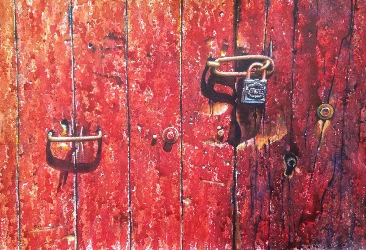 DETAIL RUSTIC DOOR, œuvre de EDUARDO JAVIER DEUSTUA