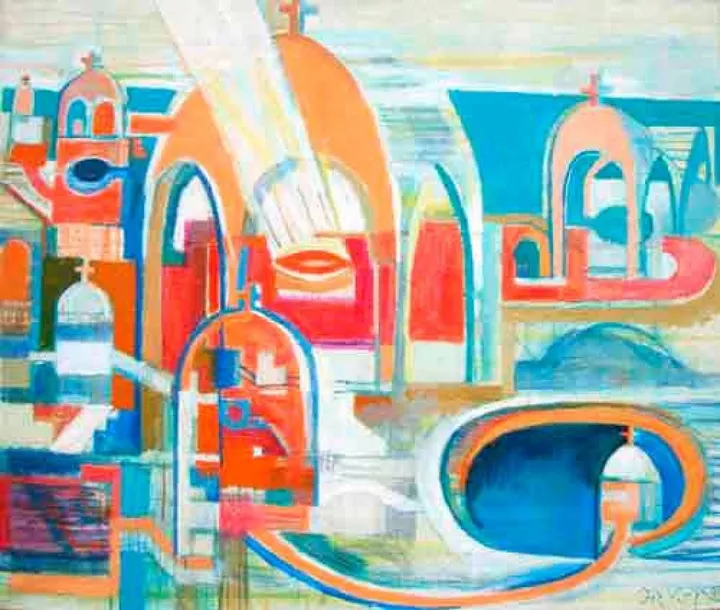 City of temples, œuvre de Nikolay Marinov