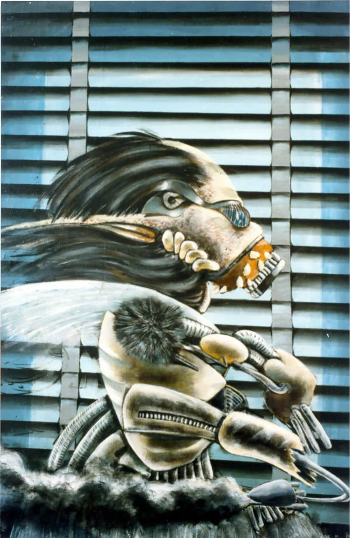 la pulverisatrice, artwork by chedly belkhamsa