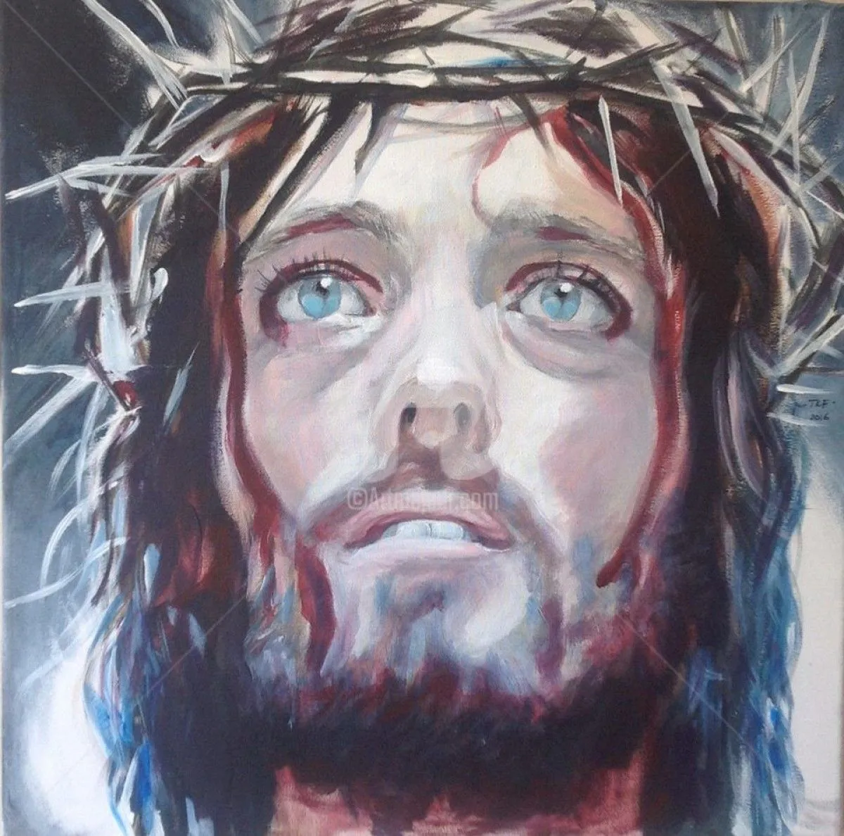 Jesus, œuvre de Tetyana Kladko