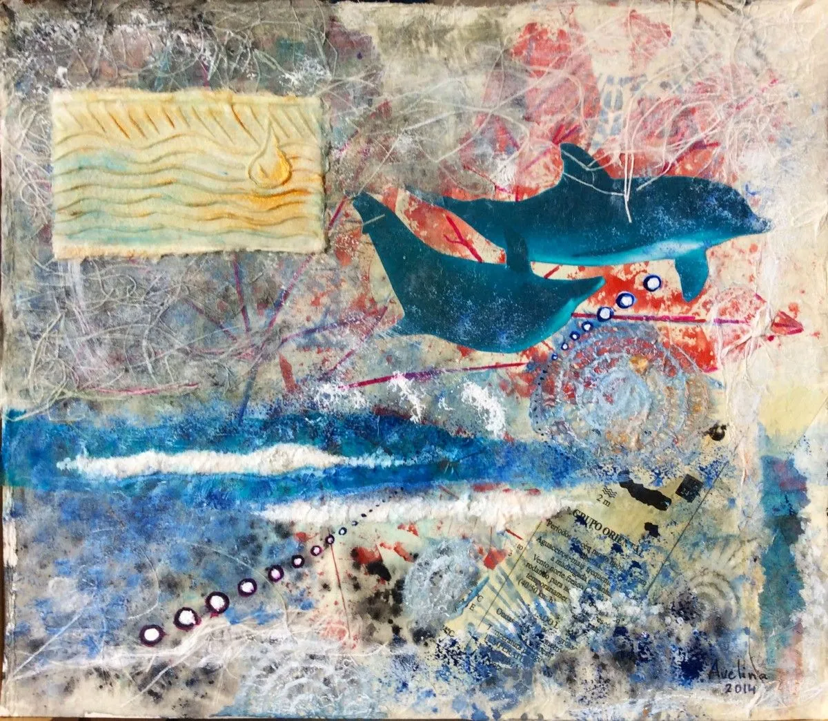 Weather forecast, artwork by Avelina Da Silveira